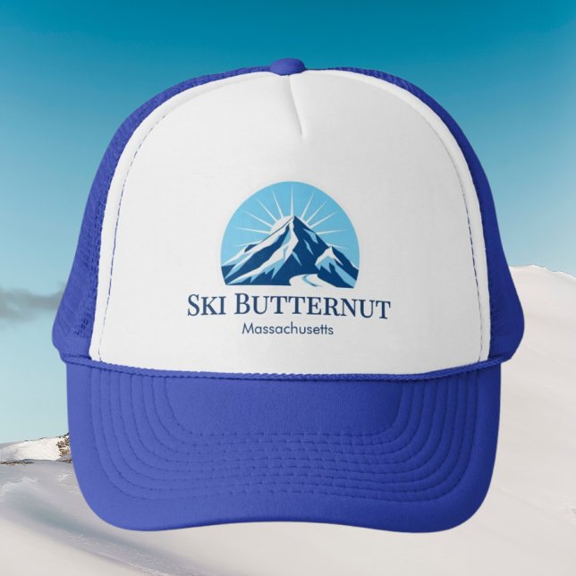 Boné Gorro de esqui de Ski Butternut Basin Massachusett (Criador carregado)