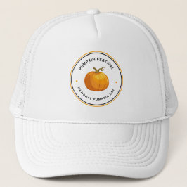 Boné Gorro de festival de abóbora