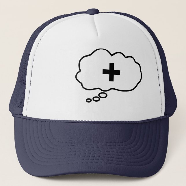 Boné Gorro de Pensar - Pense Positivo (Frente)