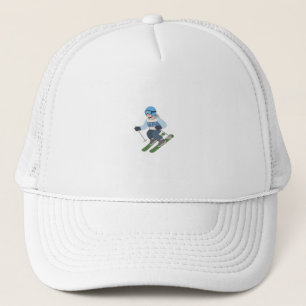 Boné Gorro Divertido de Esqui Coma Durma Esqui Repita