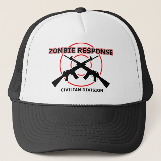 Boné Gorro Divertido de Resposta a Zumbi Chapéu Humor (Frente)