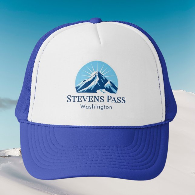 Boné Gorro do resort de esqui Stevens Pass Washington (Criador carregado)