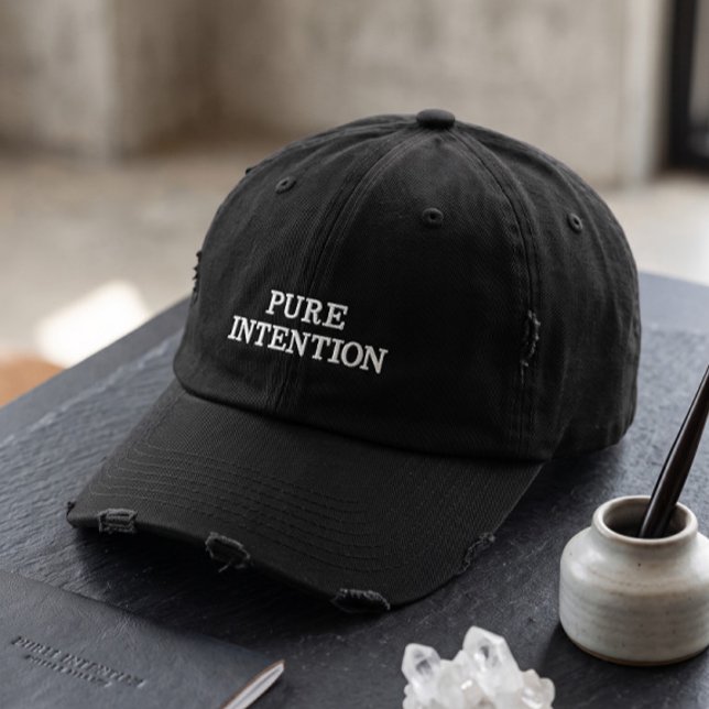 Boné Gorro Pai Angustiado de Intenção Pura | Minimalist (Criador carregado)