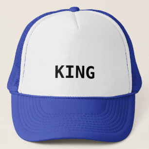 Boné Gorro Rei Cap Texto Personalizado Caminhoneiro Cha