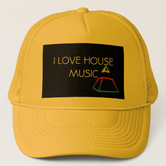 Boné Gorros para djs eu amo música caseira