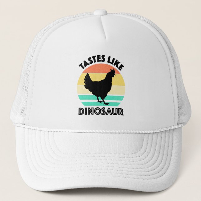 Boné Gosto Como Dinossauro Engraçado Dinossauro Dinossa (Frente)
