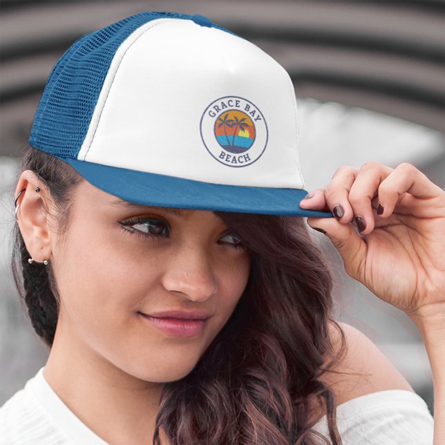 Boné Grace Bay Beach, Turks E Caicos Desvaneceram Ruas  (Criador carregado)
