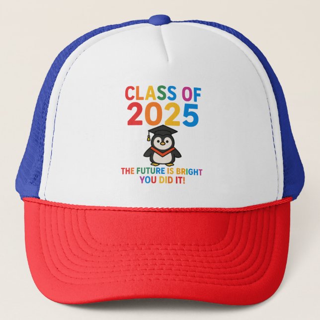 Boné Graduação em Pinguim em 2025 (Frente)