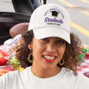 Boné Graduação Personalizada de Roxo Turma de 2026