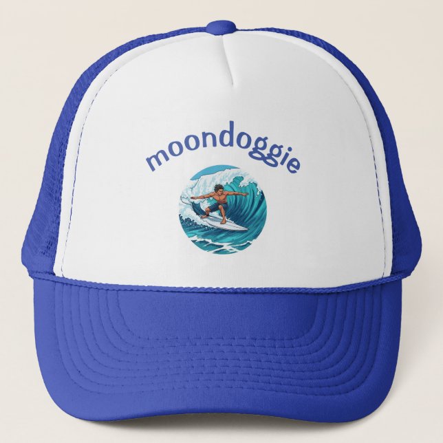 Boné Gráfico de Surfista Moondoggie (Frente)