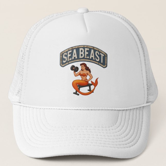 Boné Gráficos de Pin-Up de Academia de Fera do Mar Sire (Frente)