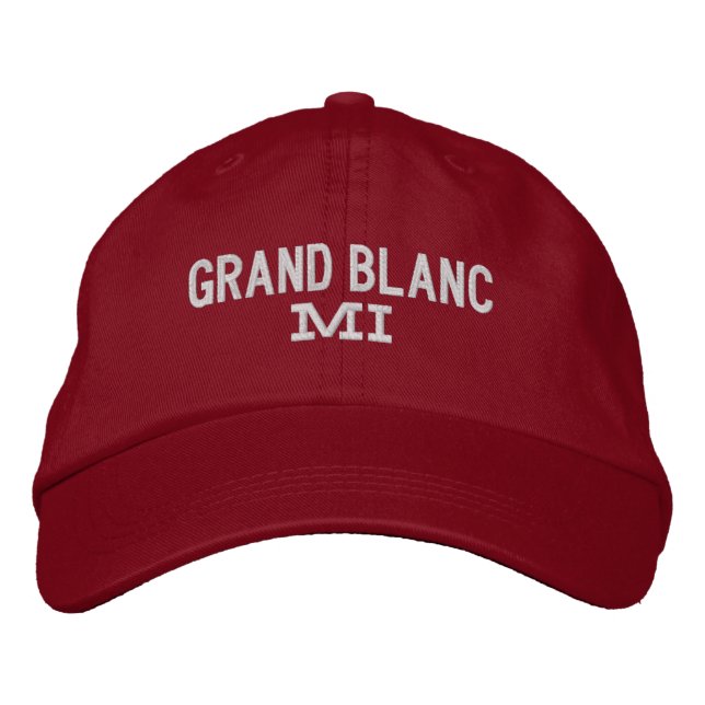 Boné Grand Blanc Michigan Embroidered Baseball Hat (Frente)