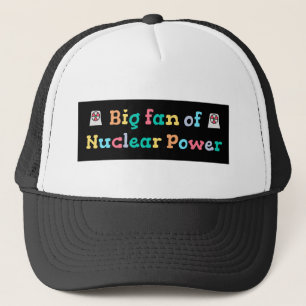 Boné Grande Fã de Energia Nuclear