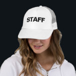 Boné Grande Texto Negrito Mulheres Mens Funcionarios Br<br><div class="desc">Texto De Fonte Grande Grande E Personalizado Texto Moderno Elegante Crie Seu Próprio Logotipo De Imagem De Upload Chapéus E Bonés / Chapéus De Beisebol E De Caminhoneiro / Chapéus De Caminhoneiro De Funcionarios Branco Para Homens E Mulheres.</div>