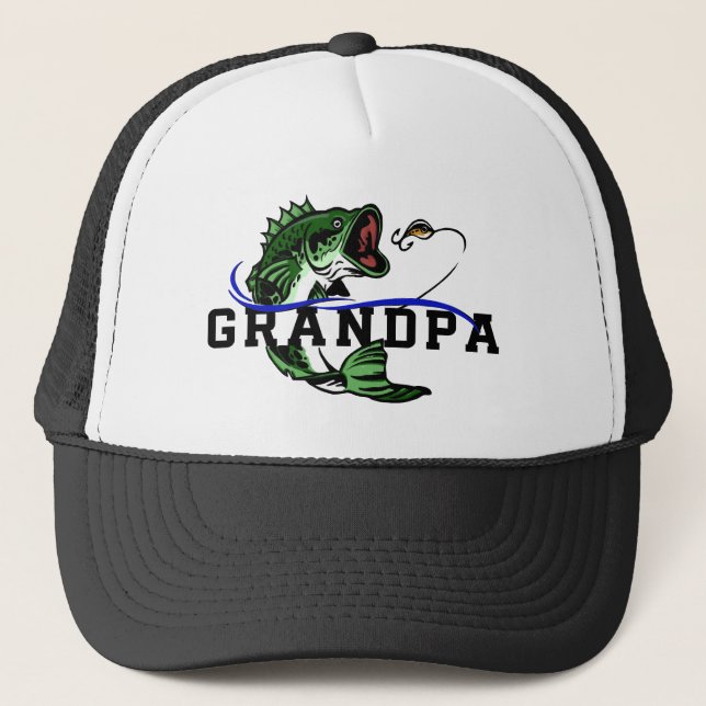 Boné Grandpa Bass Fishing Keep'n it Reel (Frente)