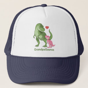Boné GrandpaSaurus Green T-Rex & Baby Girl Dinosaurs