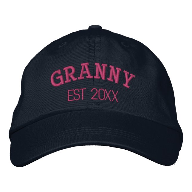 Boné Granny Grandmother Personalized Gift Custom Text (Frente)