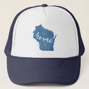 Boné Grão de Madeira de Casa de Wisconsin
