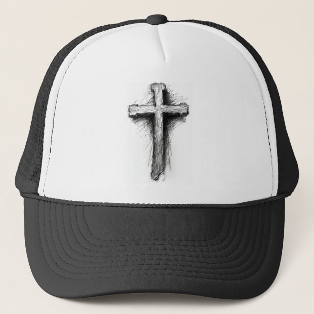 Boné Graphic Christian Cross Trucker Hat (Frente)