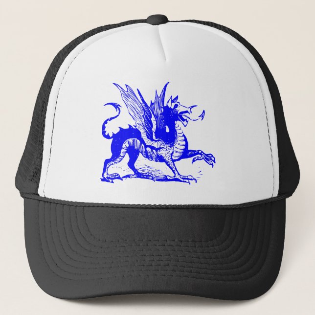 Boné Gravação do Dragão - Azul (Frente)