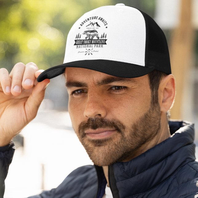 Boné Great Smoky Mountains Forest Landscape (Criador carregado)