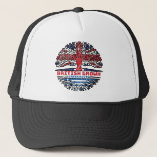 Boné Grécia Grego Reino Unido Raízes de Árvore Britânic