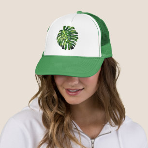 Boné Green Monstera Leaf Hat