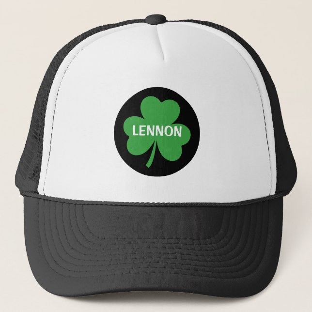 Boné Green Shamrock Name (Frente)