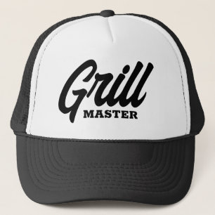 Boné Grill Master trucker hat for BBQ party chef