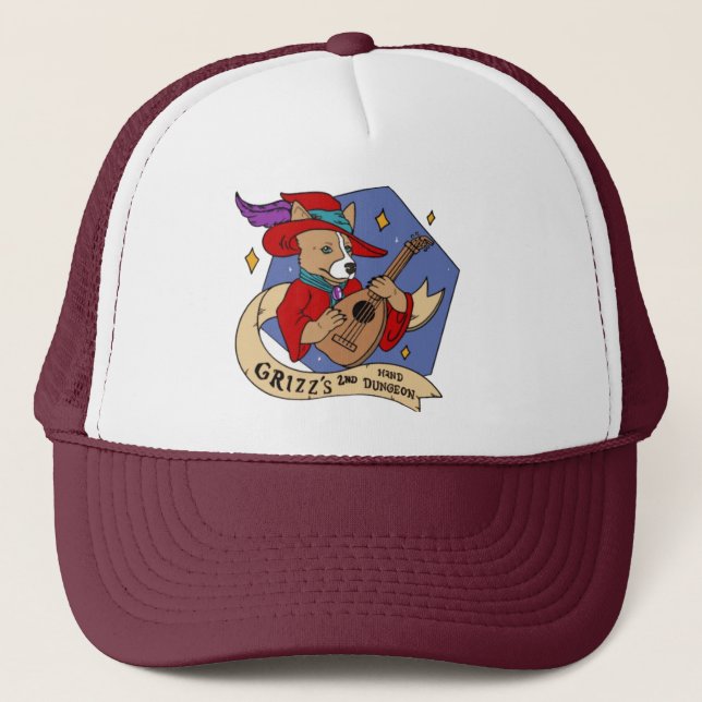 Boné Grizz's 2nd Hand Dungeon Trucker Hat (Frente)