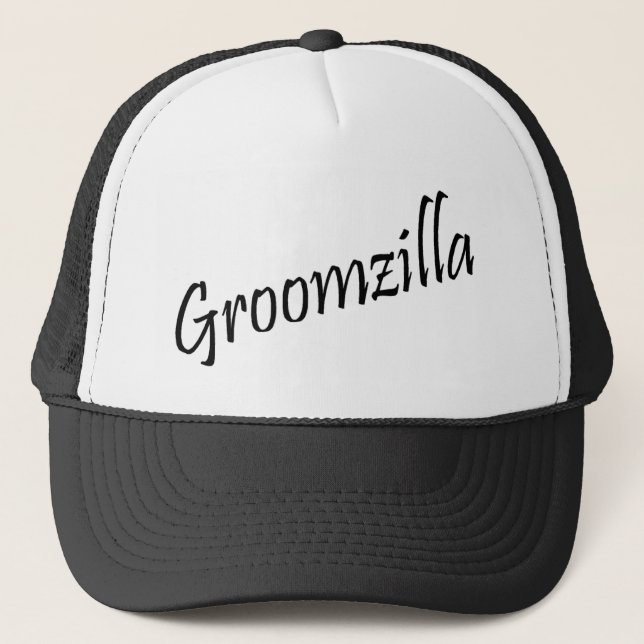 Boné Groomzilla (preto) (Frente)