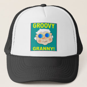 Boné Groovey Granny Cartoon