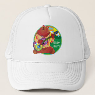 Boné Groovy Happy Guitar Bear Hat