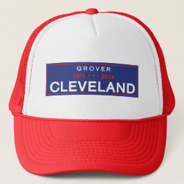 Boné Grover Cleveland Trucker Hat - retângulo