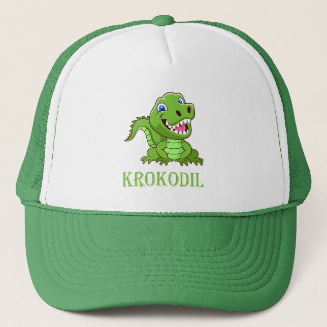 Boné grün Krokodil (Frente)