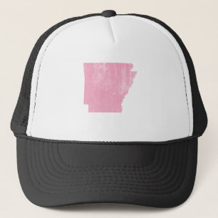 Boné Grunge cor-de-rosa do vintage de Arkansas