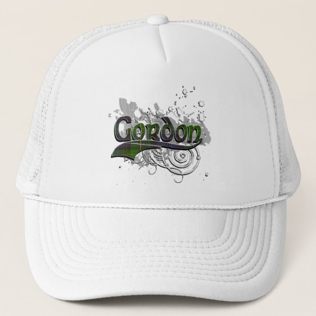 Boné Grunge do Tartan de Gordon (Frente)