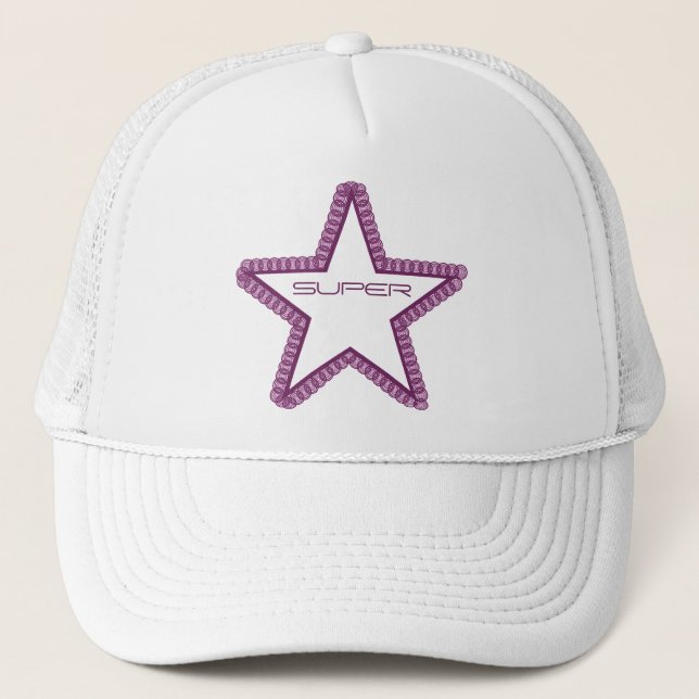 Boné Grunge Superstar Hat, Roxo (Frente)