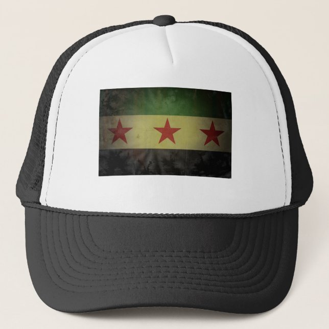 Boné Grungy Syria Flag (Frente)