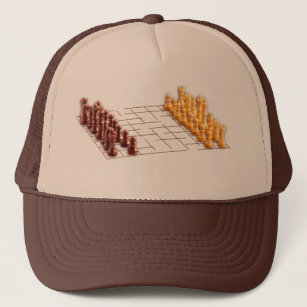 Xadrez e mármore peças composição balde chapéu boné de sol bispo xeque-mate  xadrez rook rainha cavaleiro peão rei jogo