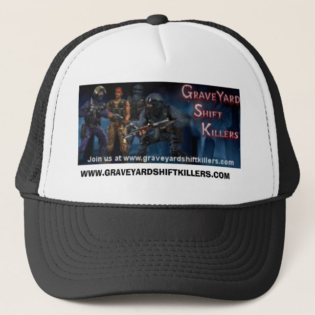 Boné gsklogo, WWW.GRAVEYARDSHIFTKILLERS.COM (Frente)