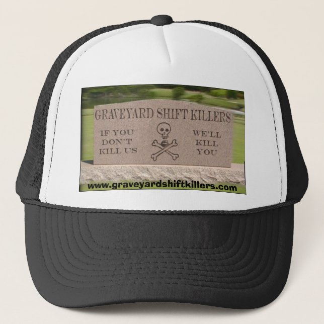 Boné gsktombstone, www.graveyardshiftkillers.com (Frente)