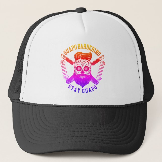 Boné Guapo Barbering Rainbow fade Tucker Hat (Frente)