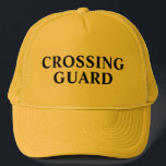 Boné Guarda de cruzamento escolar<br><div class="desc">Um chapéu brilhante para a guarda de cruzamento.</div>