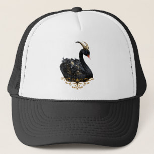 Boné Guardião Cisne Negro Celestial do Véu do Fogo Luna