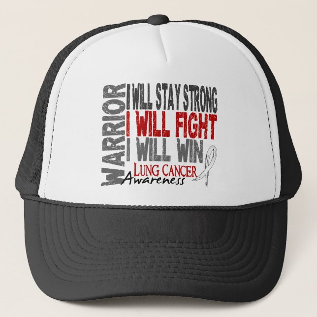 Boné Guerreiro do câncer pulmonar (Frente)
