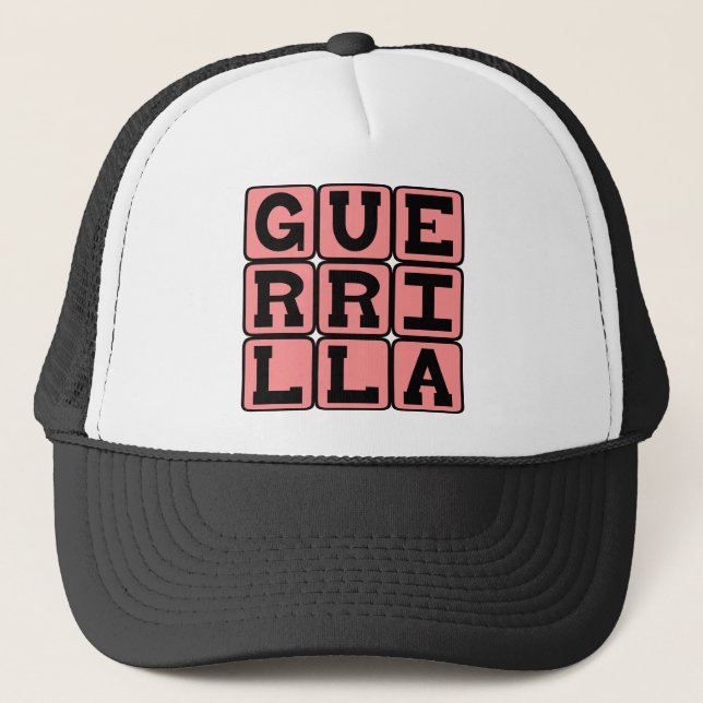 Boné Guerrilha, Estilo de Guerra (Frente)