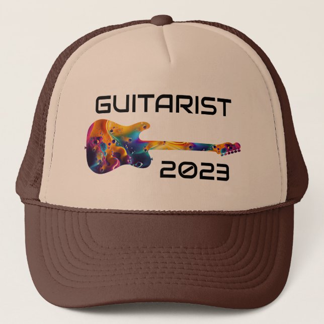 BONÉ GUITARISTA 2023 - PRESENTE COLORIDO DE BANDA GUITA (Frente)