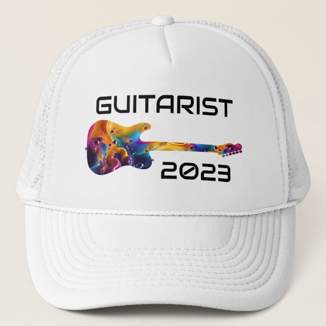 BONÉ GUITARISTA 2023 - PRESENTE COLORIDO DE BANDA GUITA (Frente)