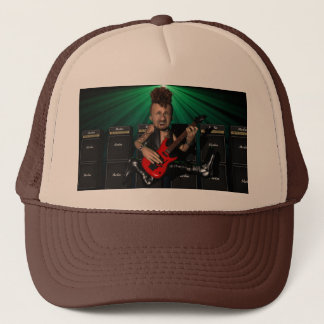 Boné Guitarrista no Chapéu de Voo